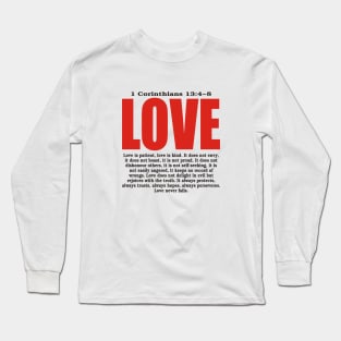 LOVE IS PATIENT Long Sleeve T-Shirt